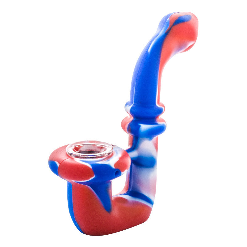 Camouflage Silicone Sherlock Pipe (Random Color)