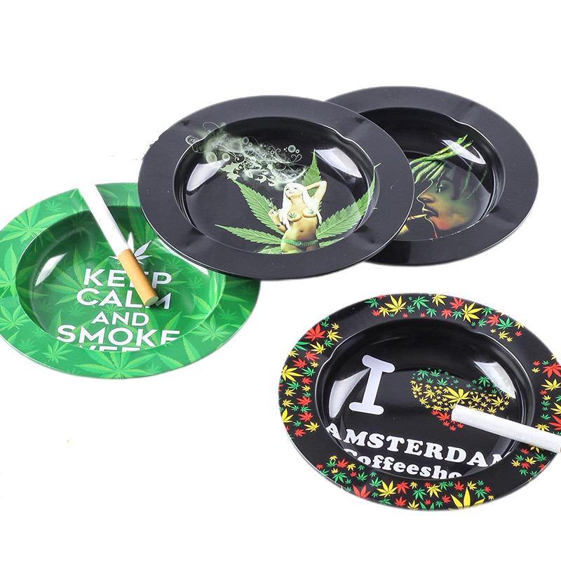 2in1 Creative Tobacco Ashtray Rolling Tray