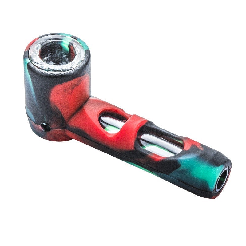 Silicone Glass Weed Pipe