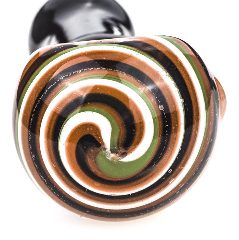 Spiral Pattern Glass Spoon Pipe
