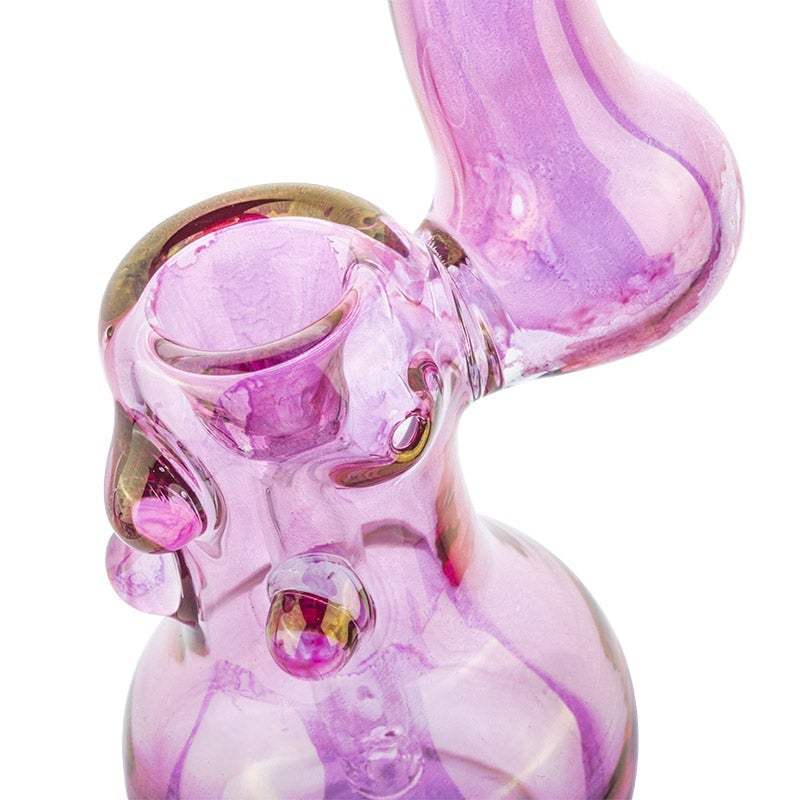 Violet Glass Sherlock Bubbler