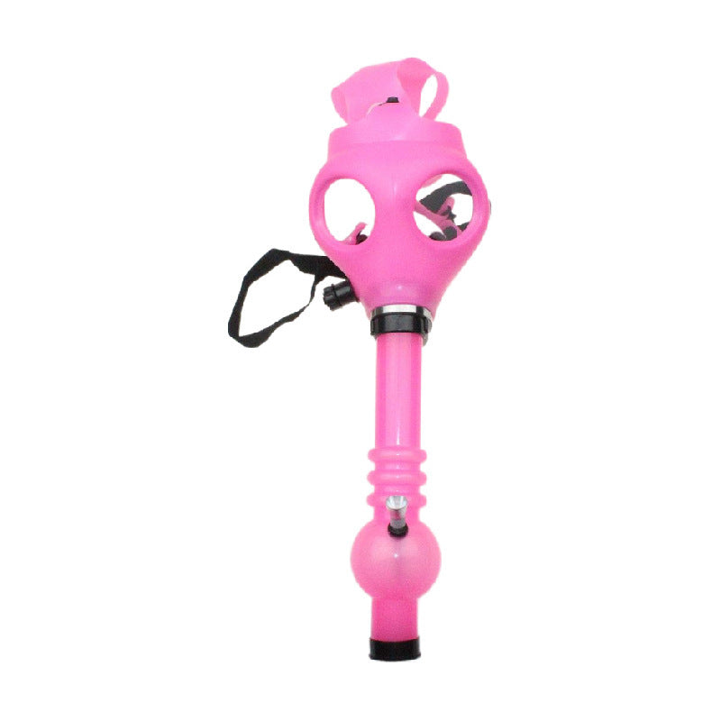 Glow-In-The-Dark Camouflage Silicone Gas Mask Bong