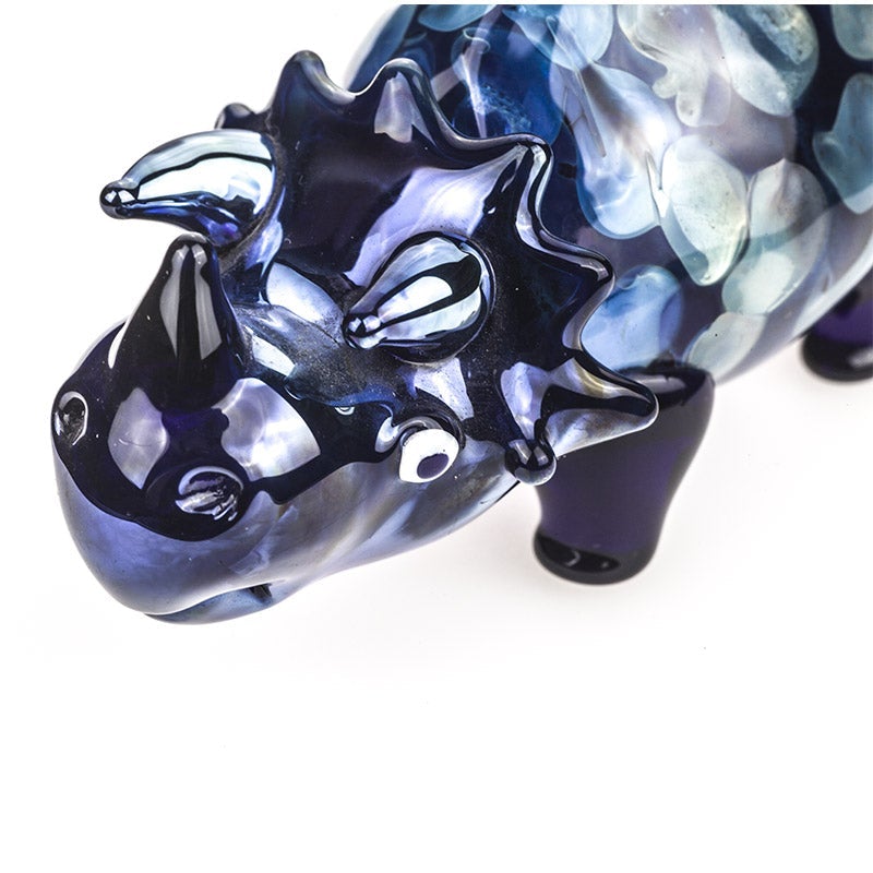 Triceratops Theme Glass Pipe