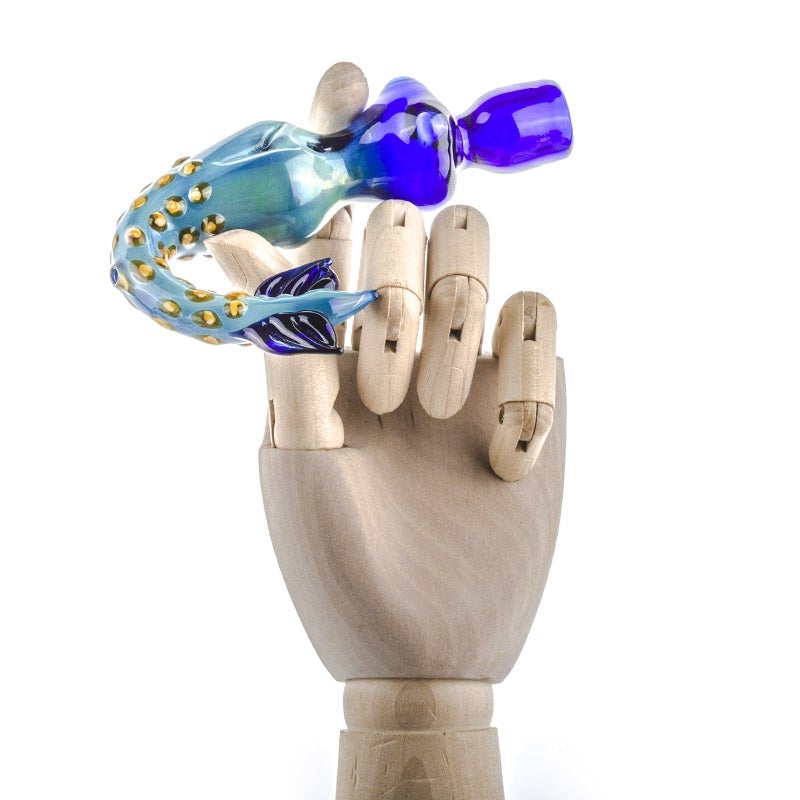 Mermaid Novelty Glass Hand Pipe