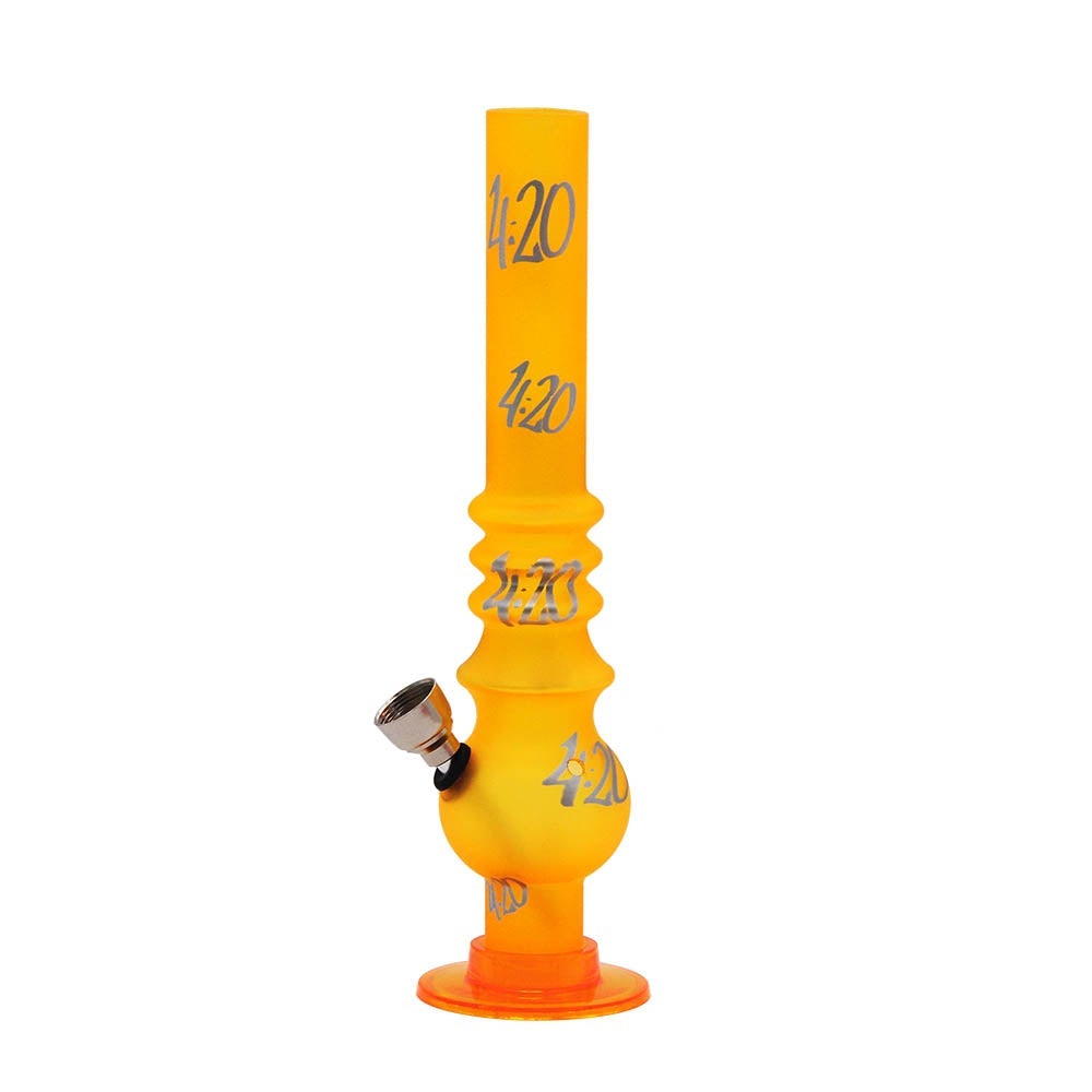8 Acrylic Bong 420 Pattern(Random Color)