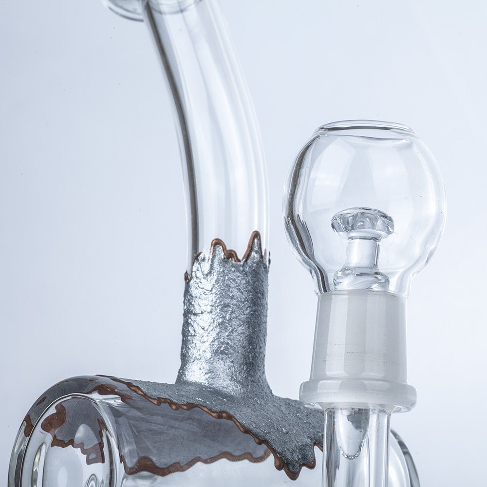 9 Double Chamber Recycler Dab Rig