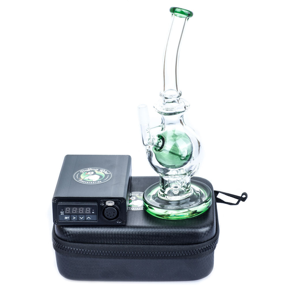 Quartz Enail W/ Glass Ball Dab Rig Bundle