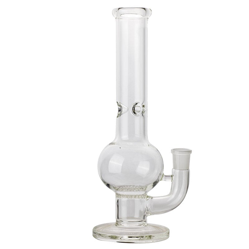 11 Honeycomb Straight Tube Glass Bong