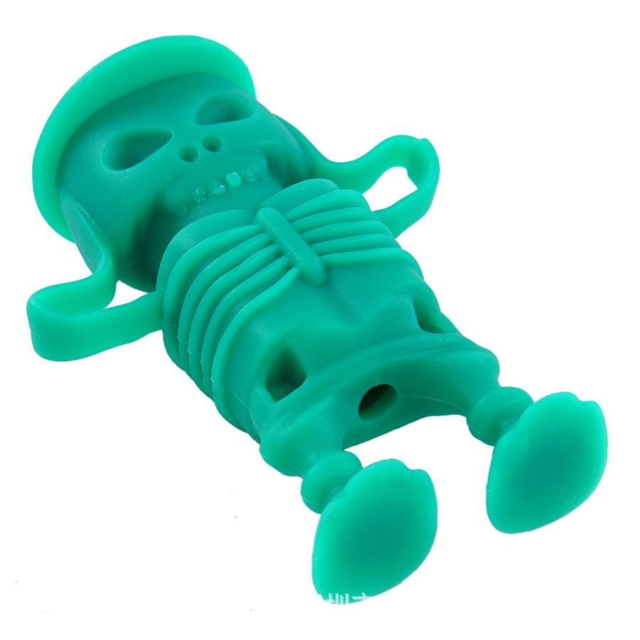 3 Zombie Silicone Smoking Pipe