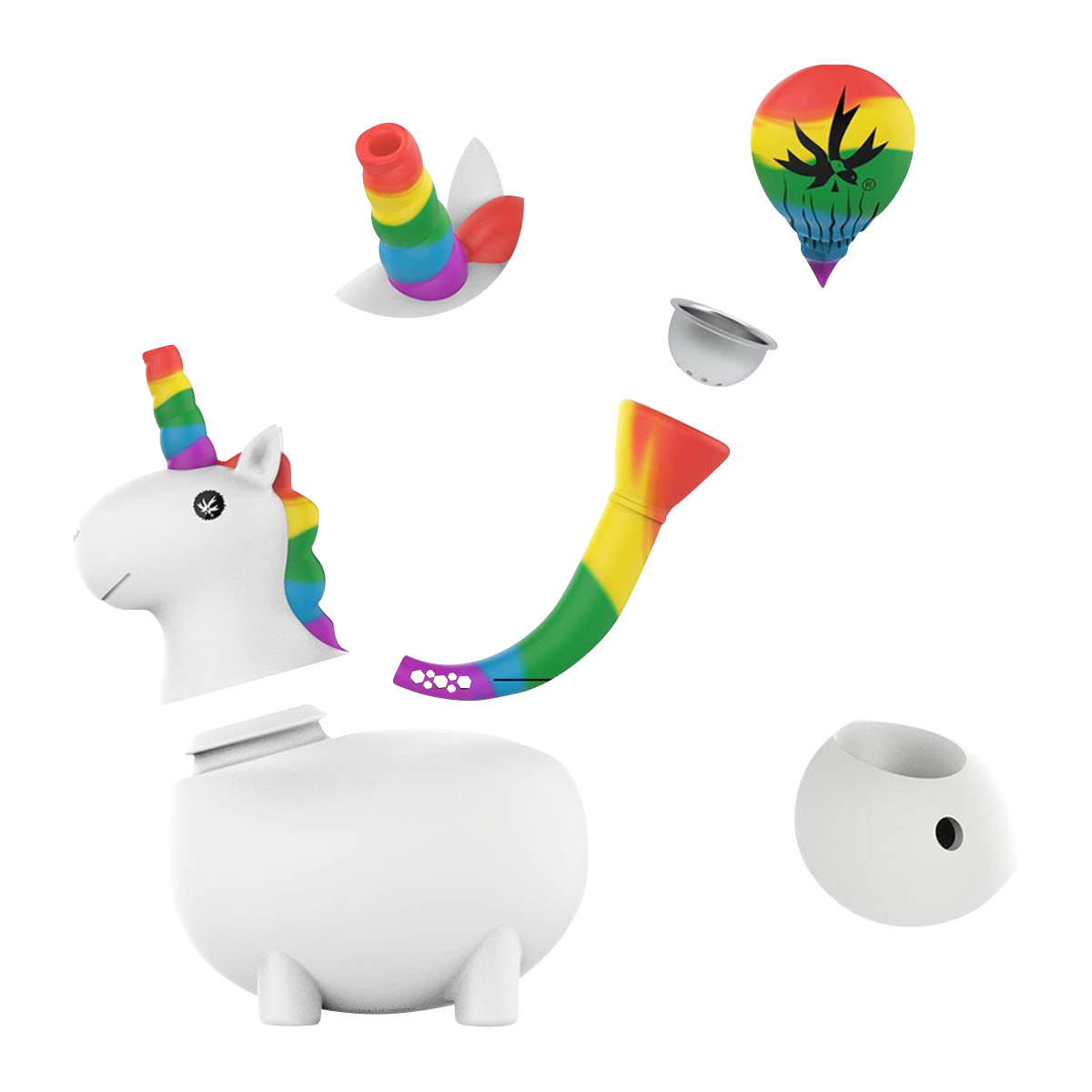 Piecemaker UniKorn Silicone Unicorn Bong