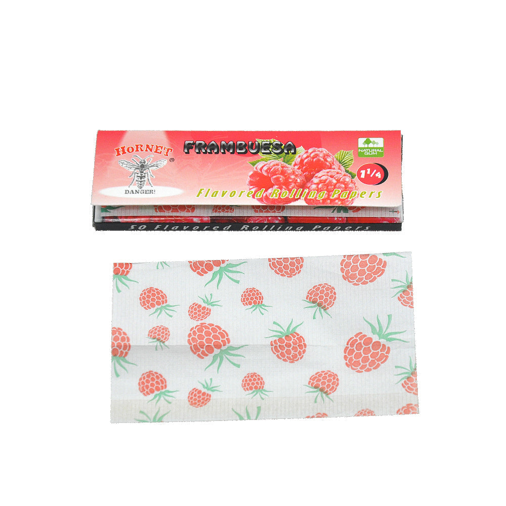 Hornet Frambuesa Flavor Rolling Paper 5 Booklets