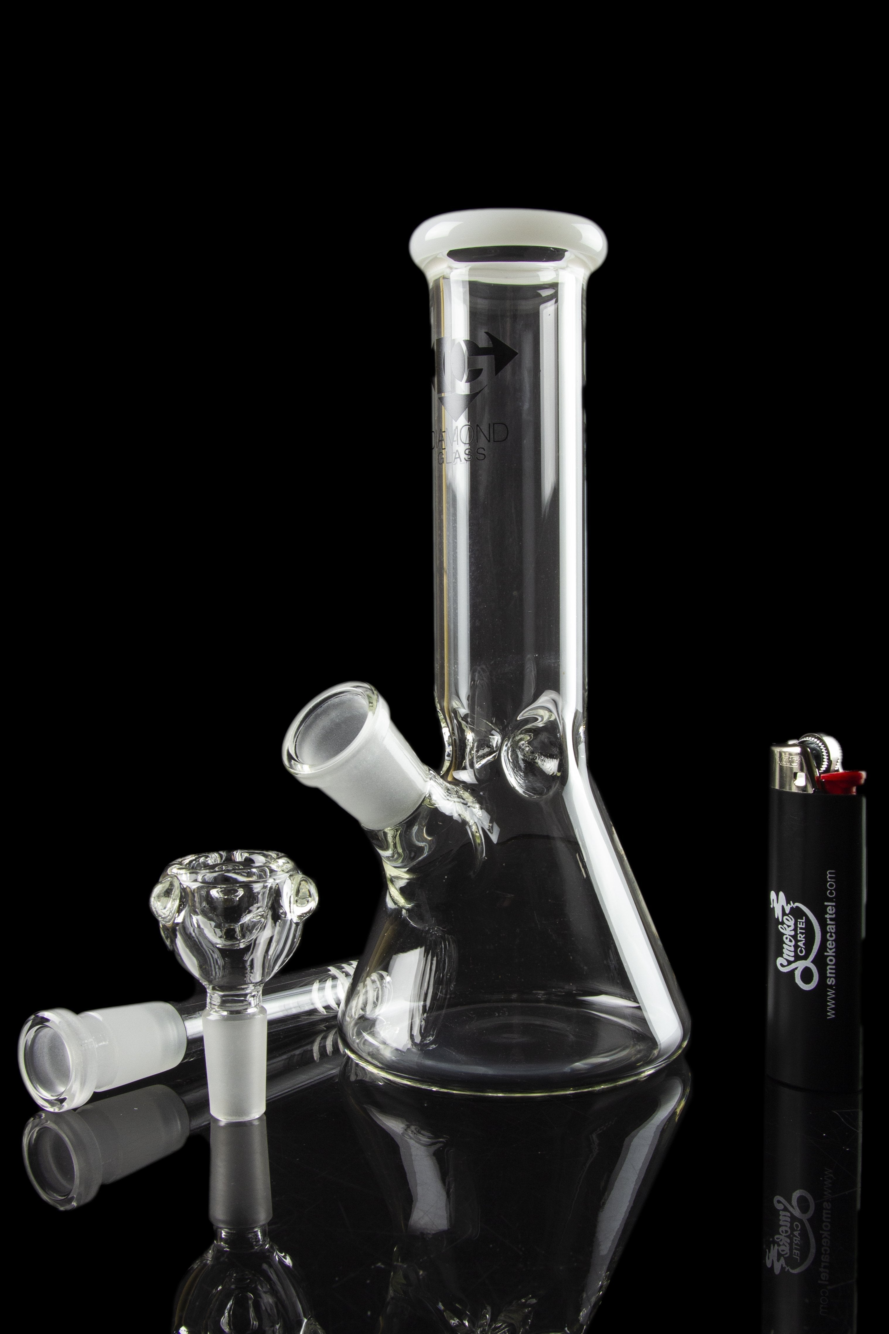 Diamond Glass 8 Classic Beaker Bong