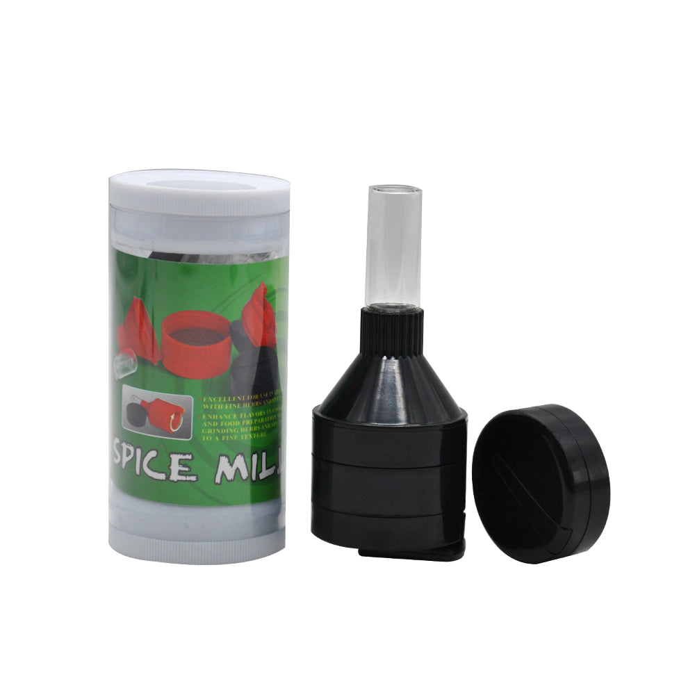Plastic Mill Funnel Weed Grinder
