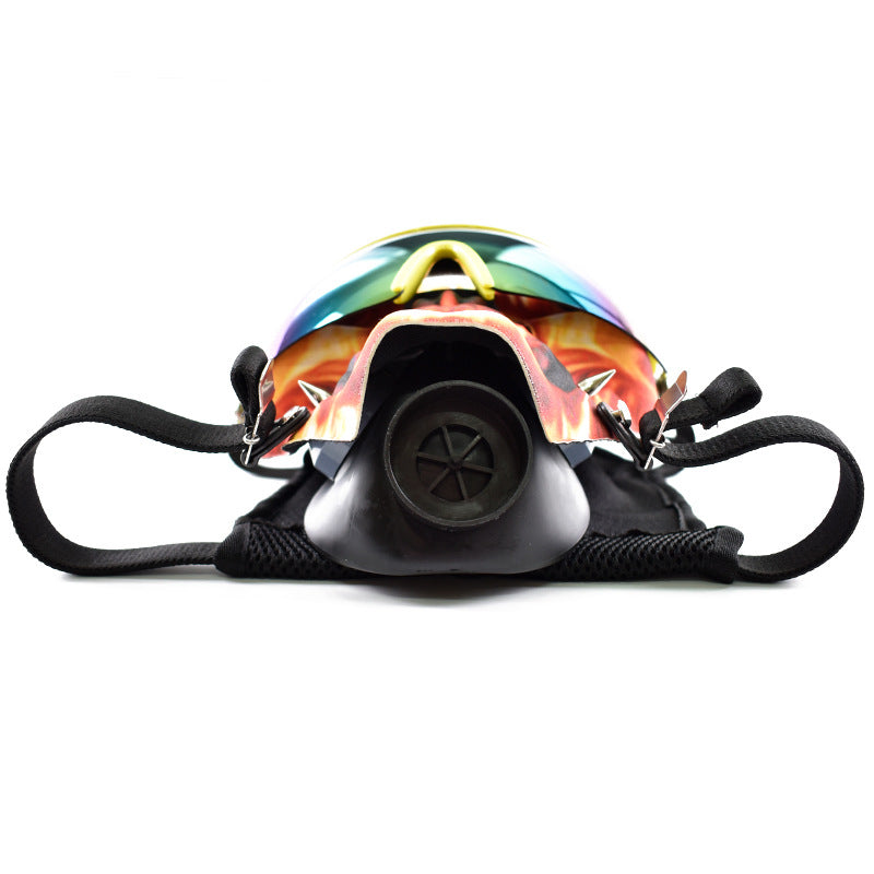 Sun Glasses Skull Fabric Gas Mask Bong w/ Water Pipe
