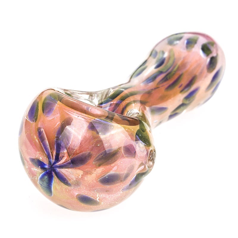 Spotted Glass Spoon Pipe
