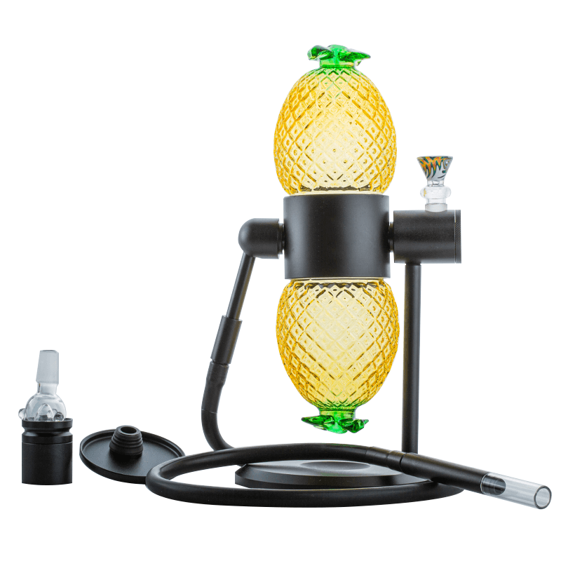 Pineapple Gravity Bong w/ Wig Wag Bong Bowl Set
