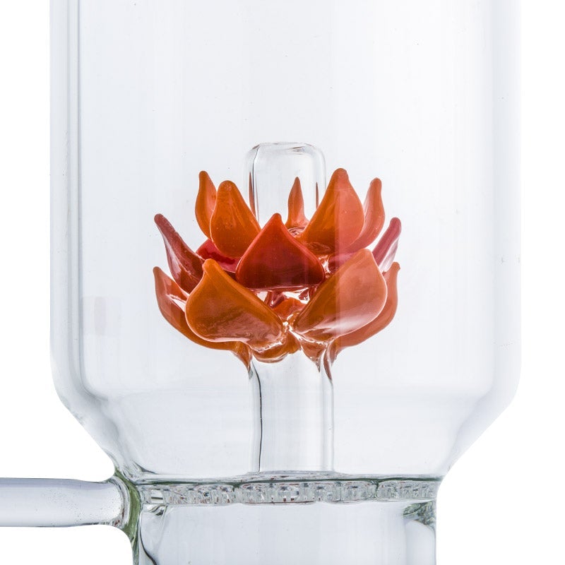 12 Lotus Honeycomb Perc Glass Bong