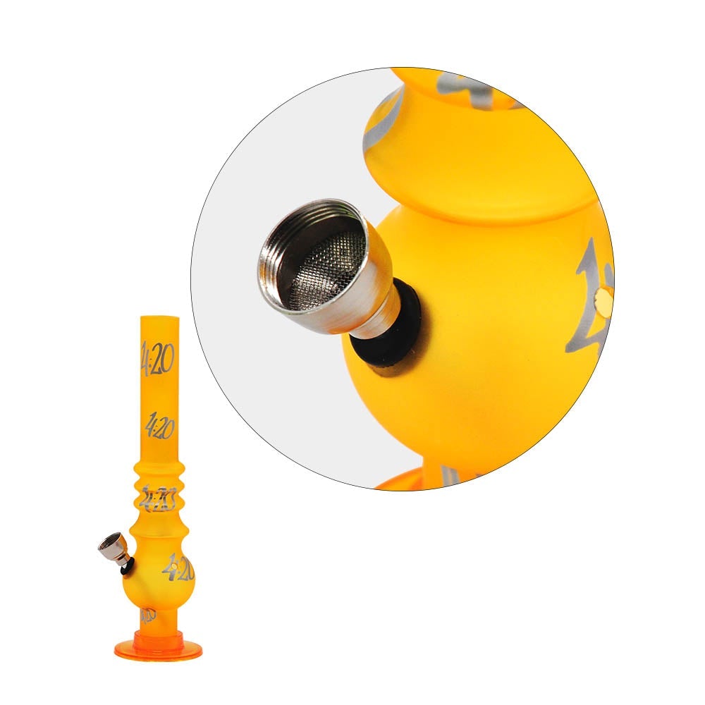 8 Acrylic Bong 420 Pattern(Random Color)