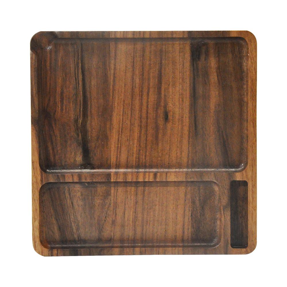 Walnut Wooden Large Smoke Rolling Tray