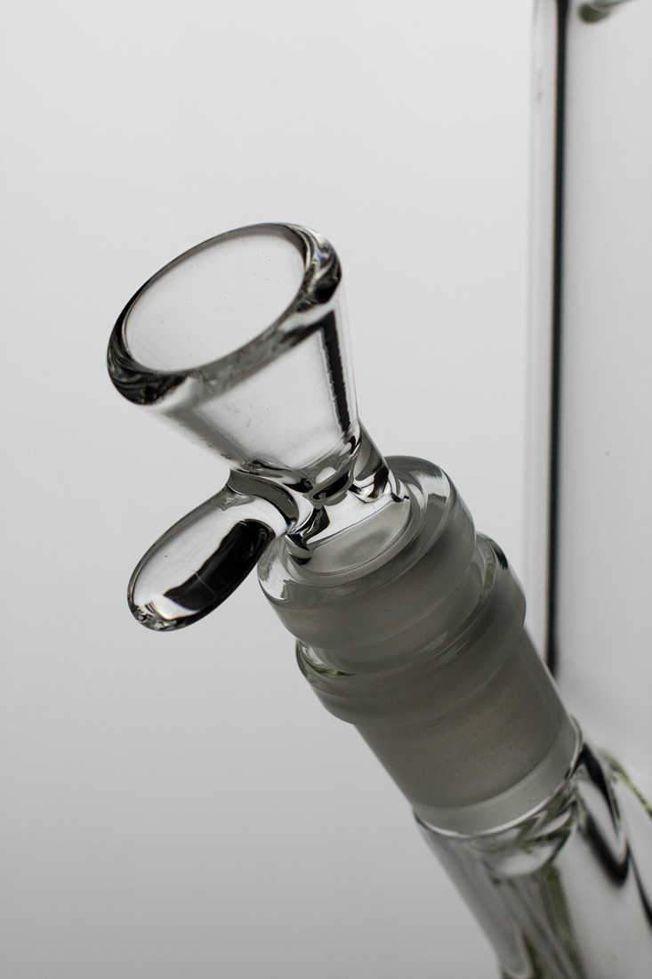 18 clear tube glass water bong