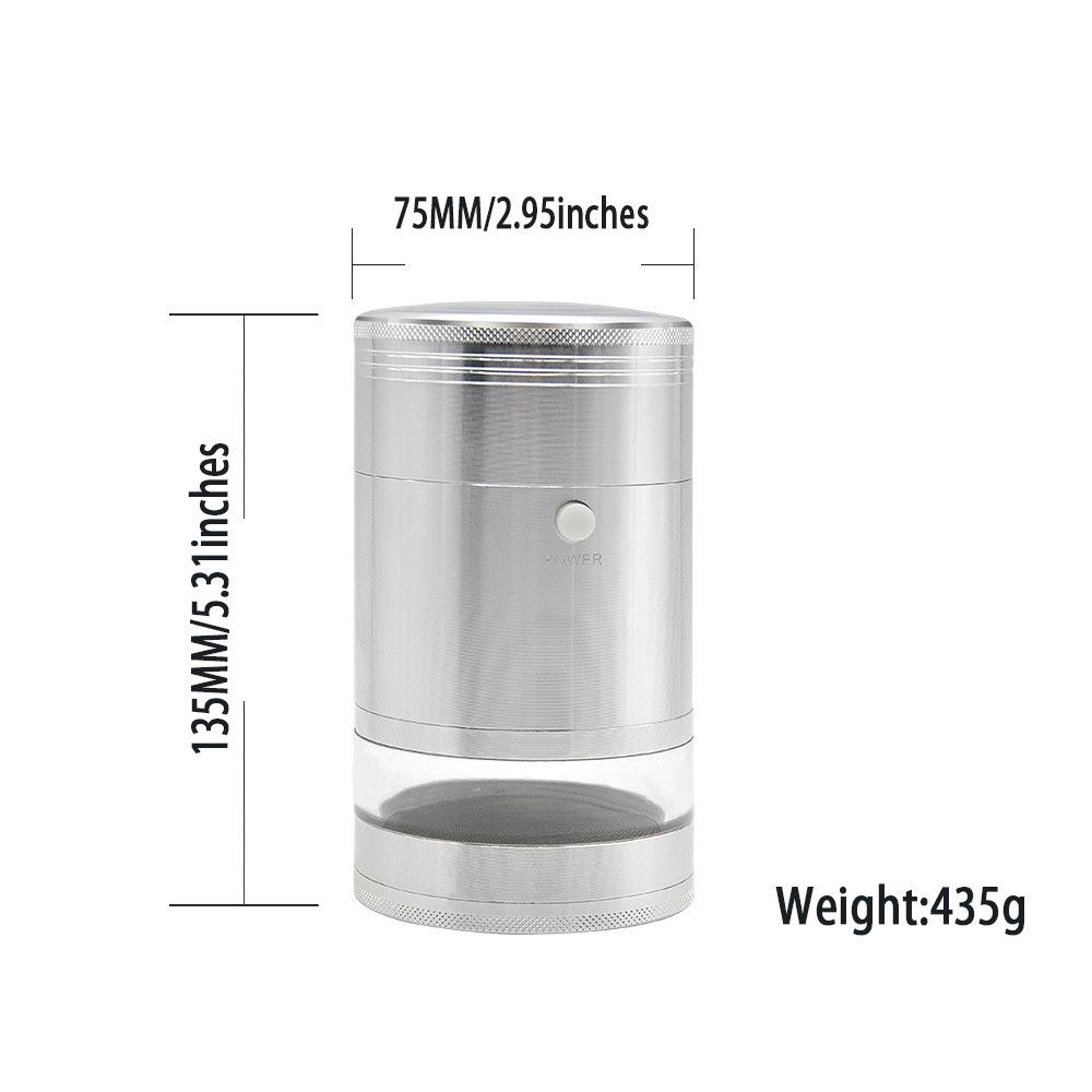 Electric GNC Turbo Herb Grinder with Large Storage