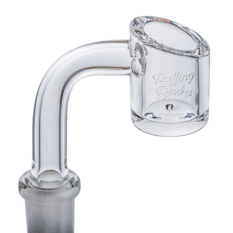 Recycle Dab Rig w/ Blue Glass Pipe and Quartz Banger Set