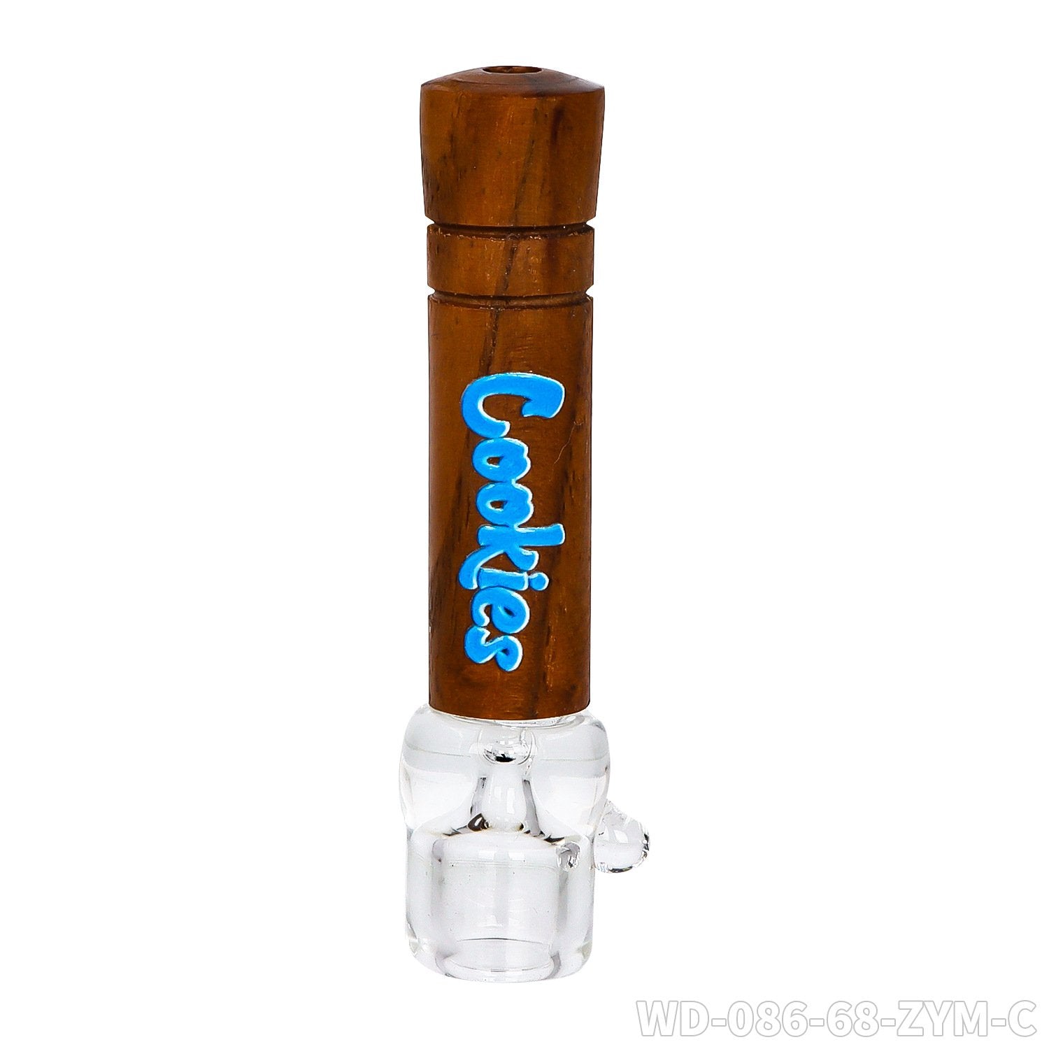 2.64 COOKIES Wood Weed Pipe