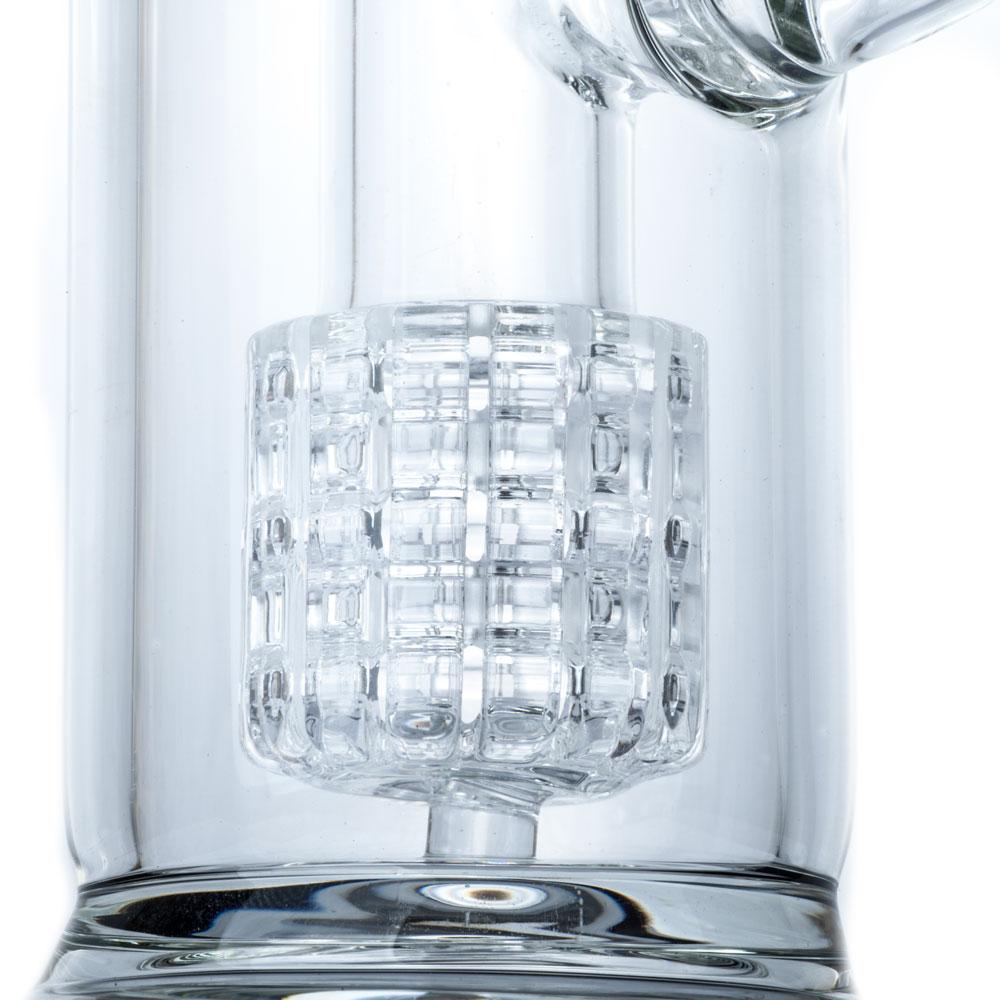 Mini Matrix Perc Dab Rig and Heady Pattern Glass Hand Pipe Set - PuffingBird AU