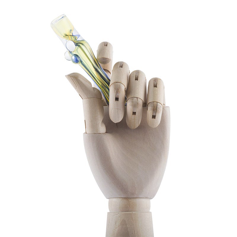 Chillum One Hitter Pipe w/ Marbles