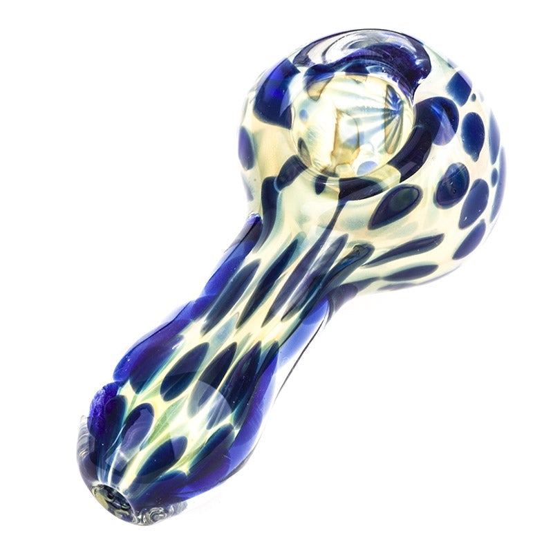 Spotted Glass Spoon Pipe