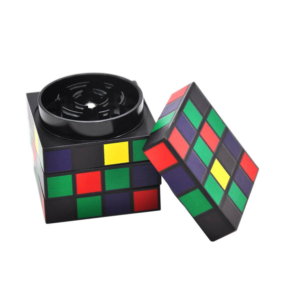 Rubix Cube Stealthy Novelty Herb Grinder 4 Layer 50 MM