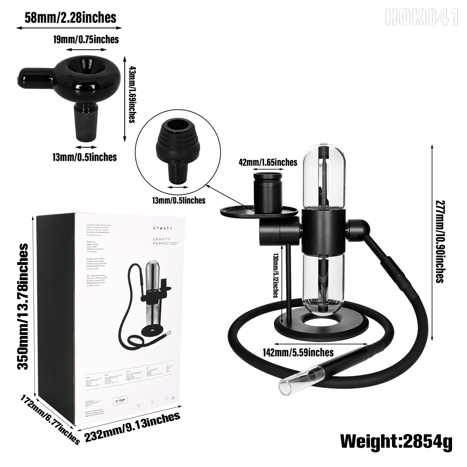 Mini Gravity Infuser Hookah Bong For Sale