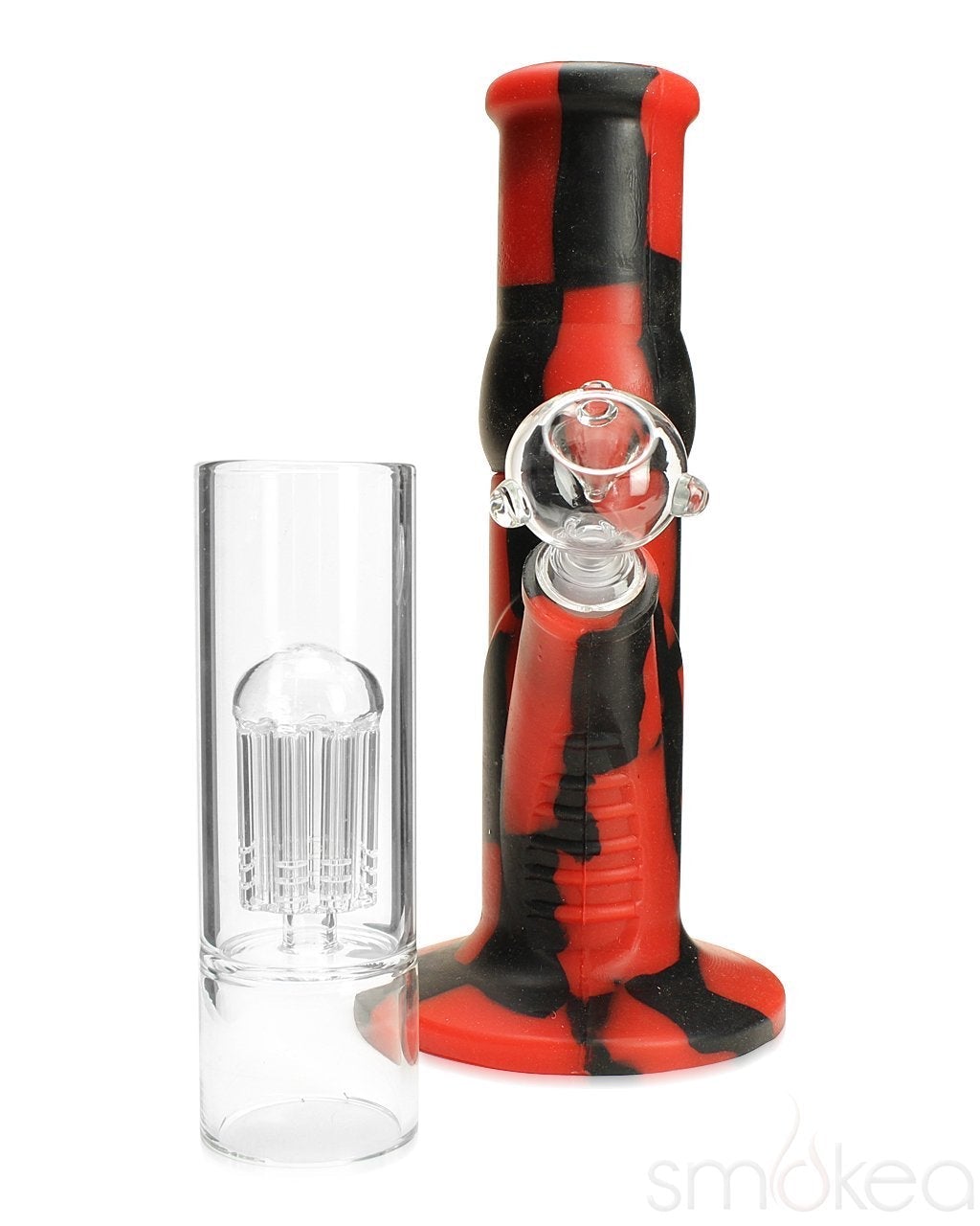 SMOKEA Silicone Bong w/ Glass Tree Perc