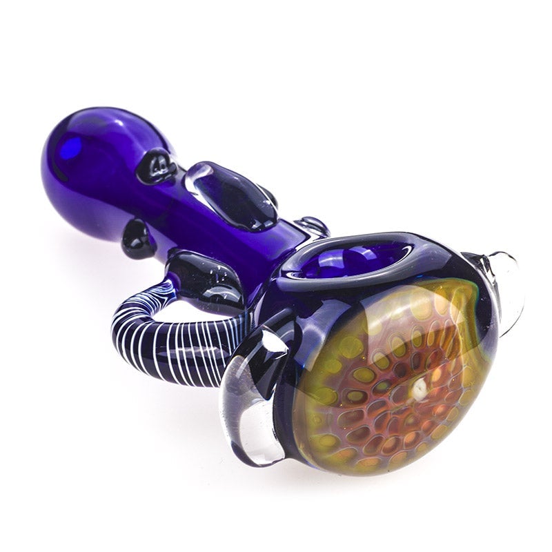 Fumed Honeycomb Glass Pipe with Horns