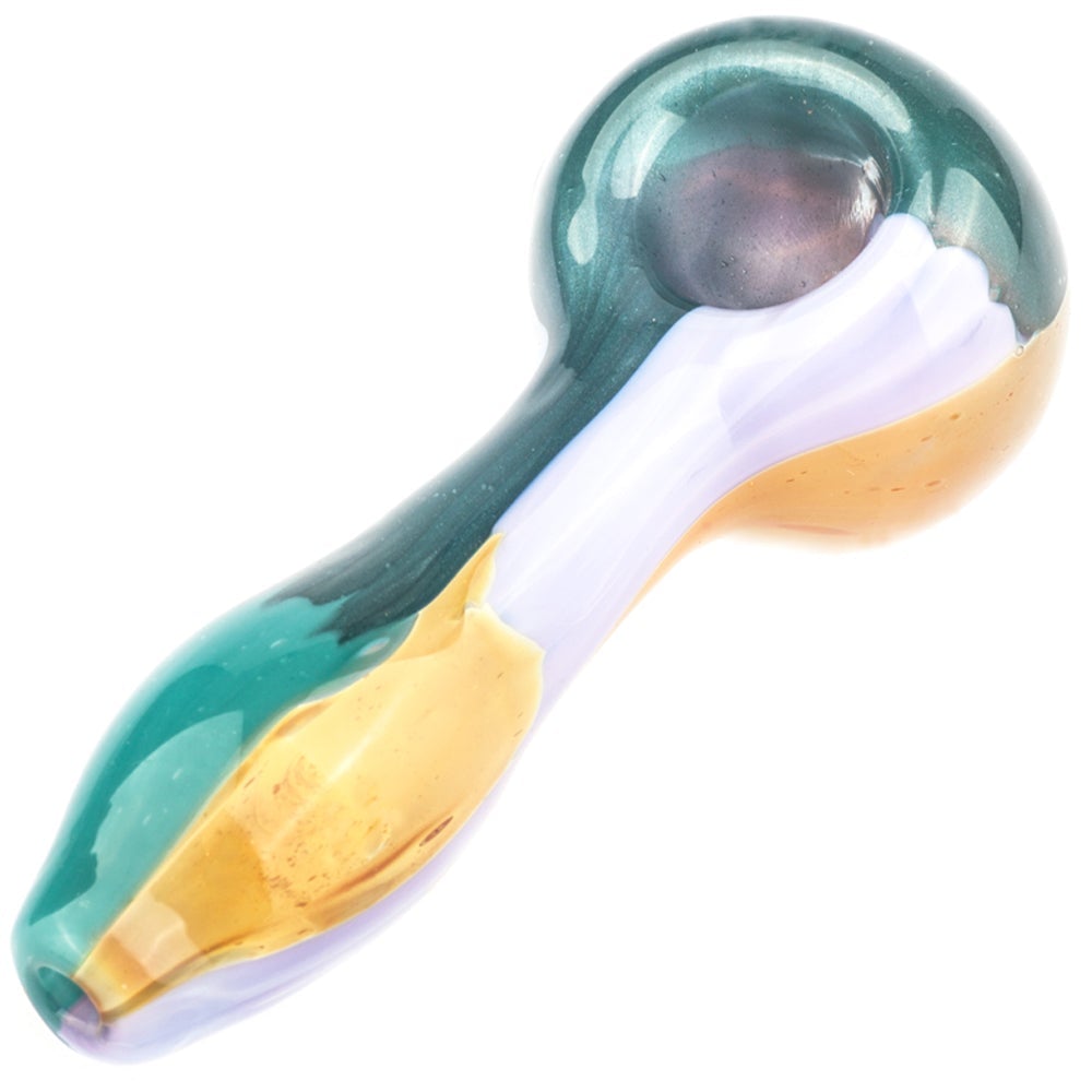 Multiple Color Patent Spoon Glass Pipe