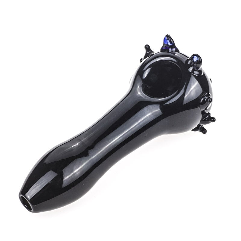 Black Glass Spoon Pipe