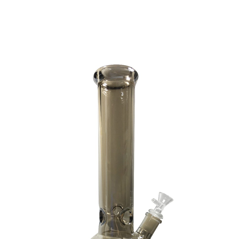 15 Straight Skull Glass Bong