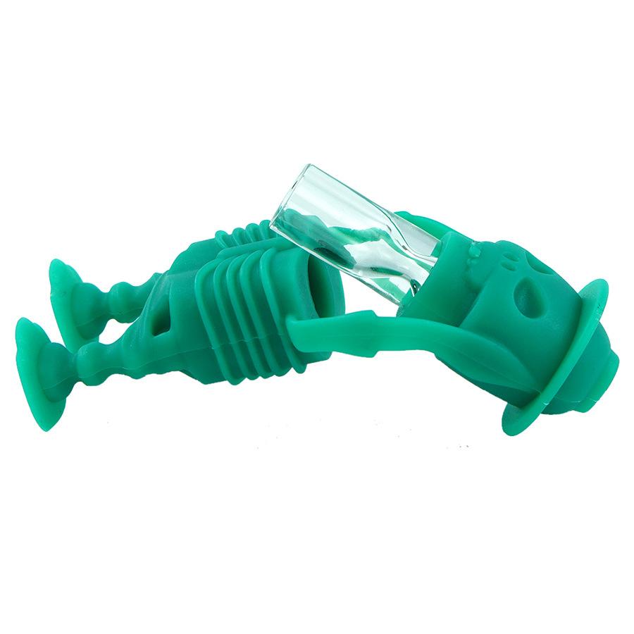 3 Zombie Silicone Smoking Pipe