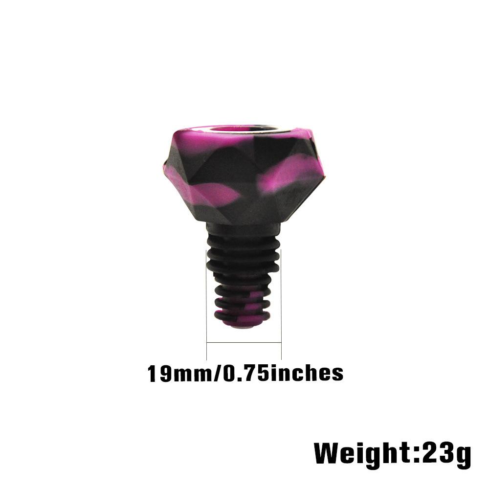 19mm Male Angular Silicone Bong Bowl