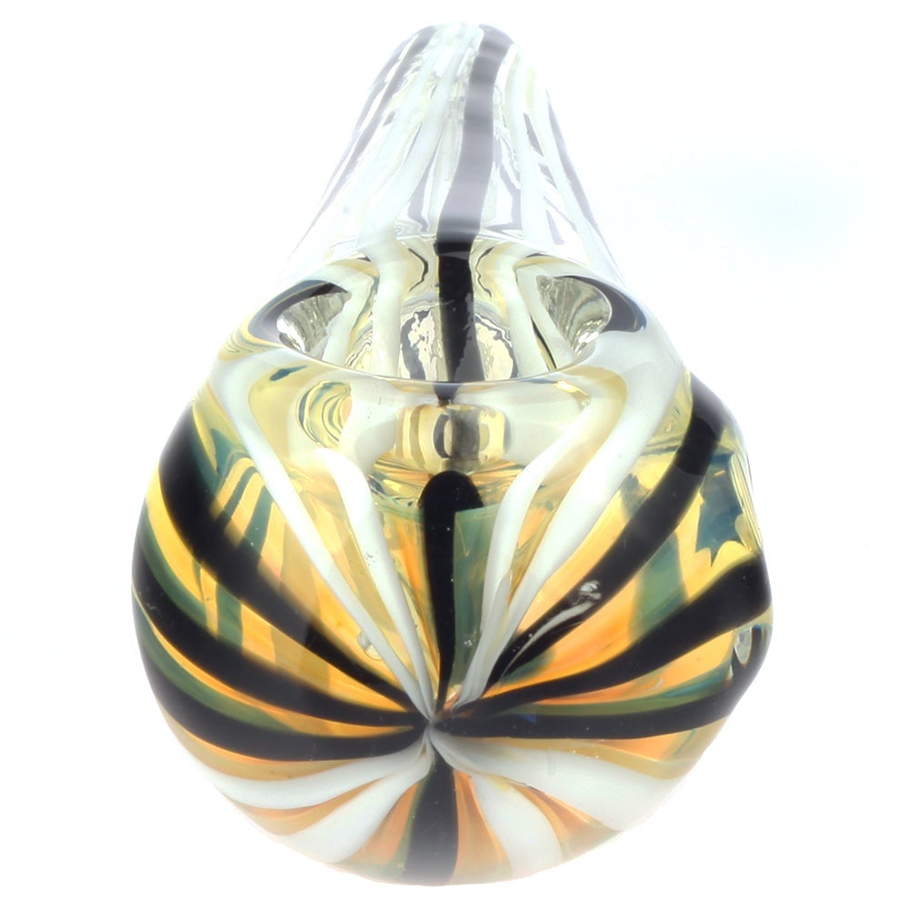 3.3 Mini Fumed Glass Cone Shaped Spoon Pipe