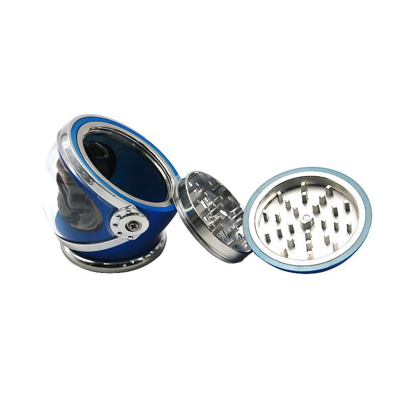 3.35 Four-Layer Astronaut Skull Zinc Alloy Grinder