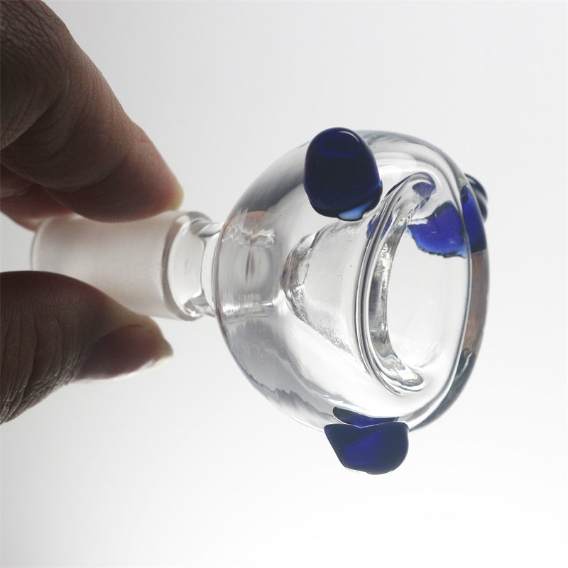 14mm/18mm Male Clear Glass Bong Bowl