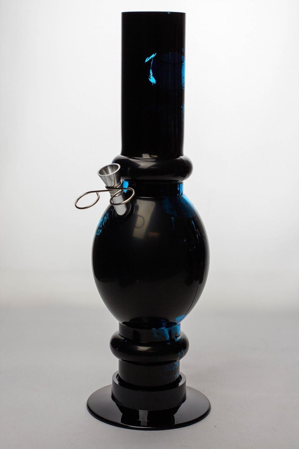 12 Skull Pattern Acrylic Bong