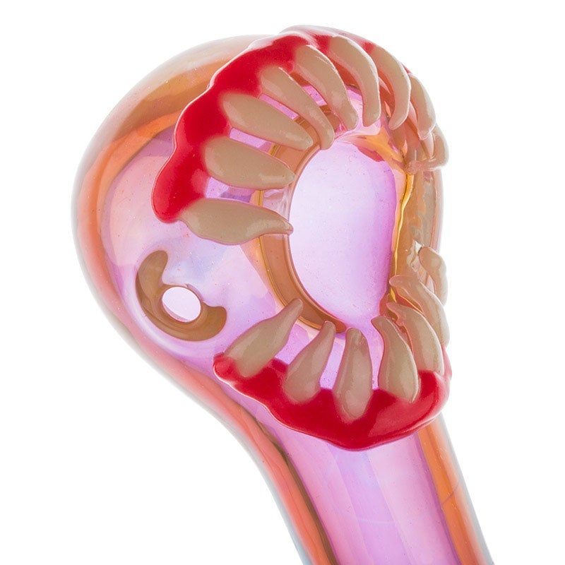 Pink Cyclops Glass Spoon Pipe