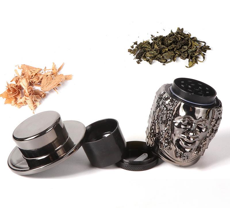 76mm 3 Layer Bob Marley Herb Grinder