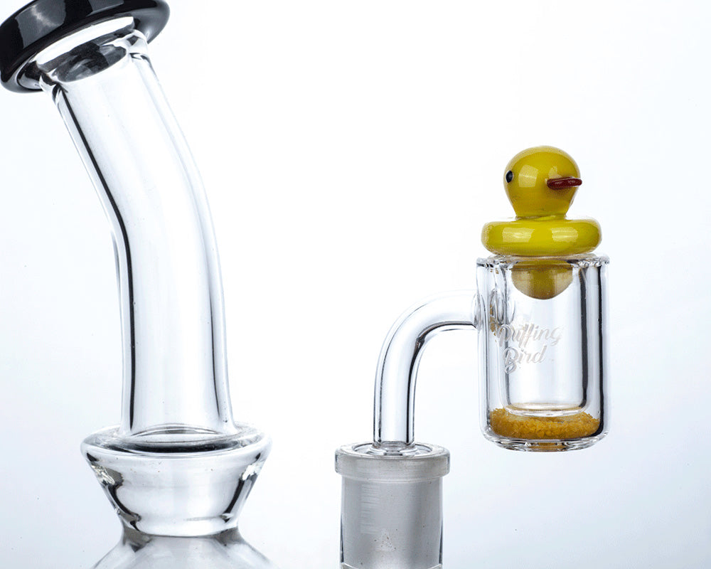 Thermochromic Banger Yellow Glass - By Puffing Bird