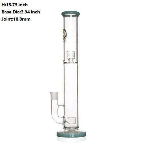 16 inch Glass Bong with Flower of Life perc and SOL splash guard 18.8mm