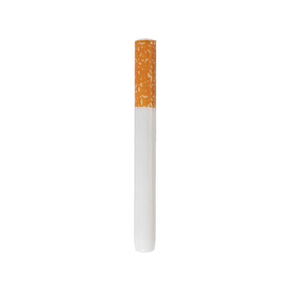 Natural Wooden Dugout W/ Cigarette Shape One Hitter Pipe