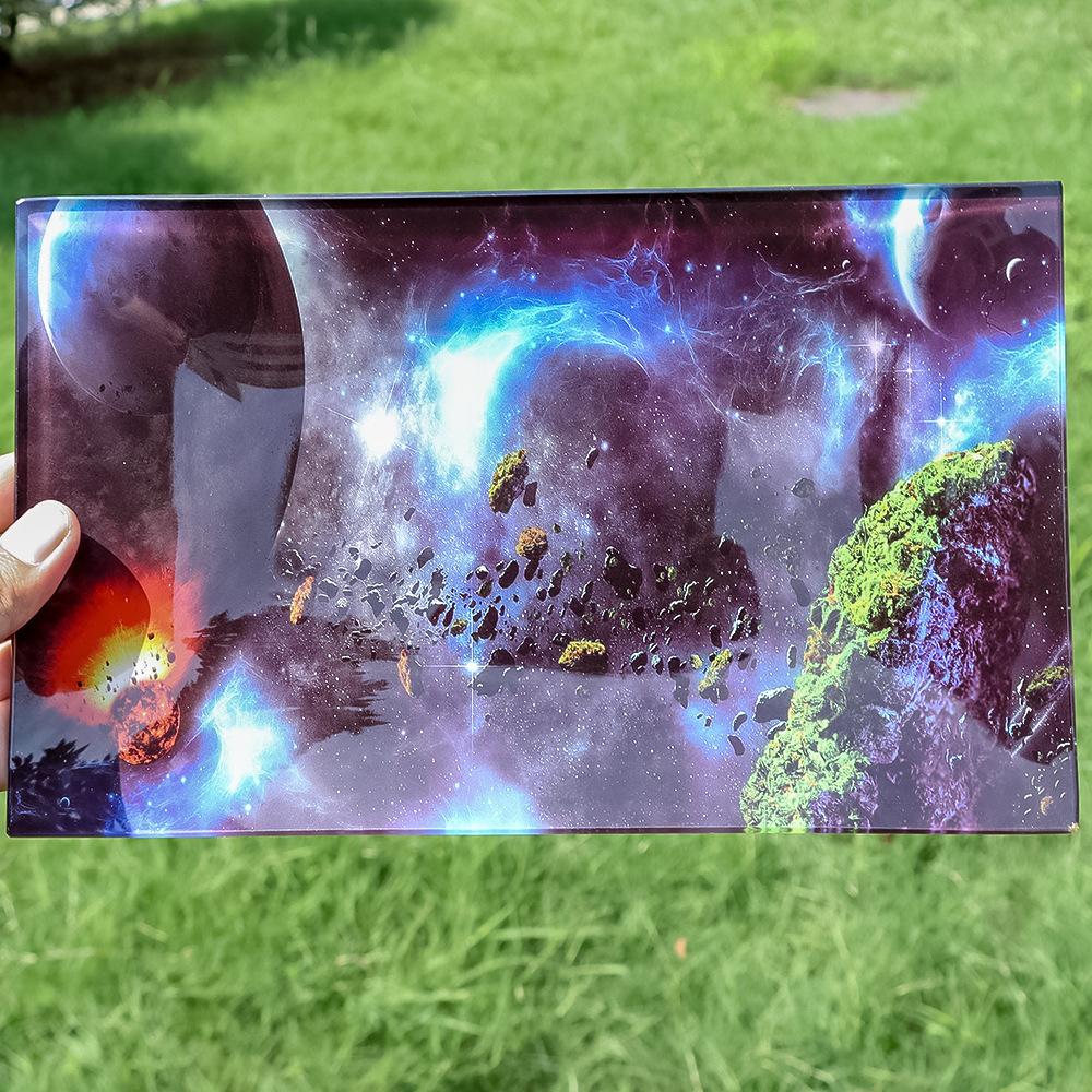 Anti Falling Glass Cigarette Smoking Rolling Tray