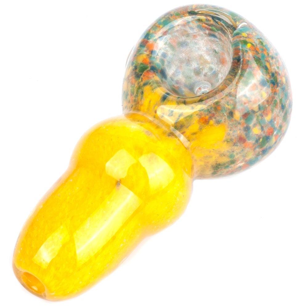 Fritted Pattern Mini Glass Pipe